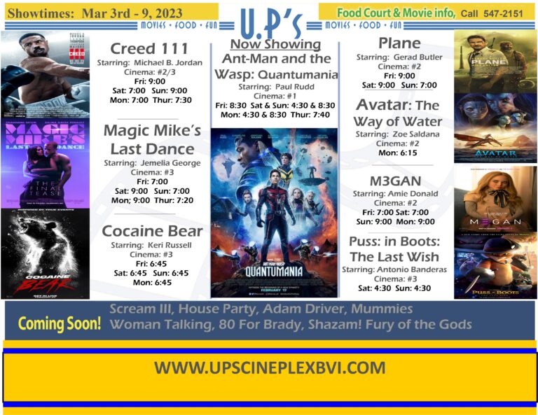 Schedule - UP's Cineplex