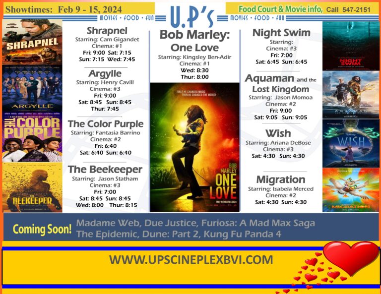 Movie schedule up s cineplex